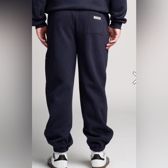Men's Navy  comfort Sweatpants - Picture 2 of 2